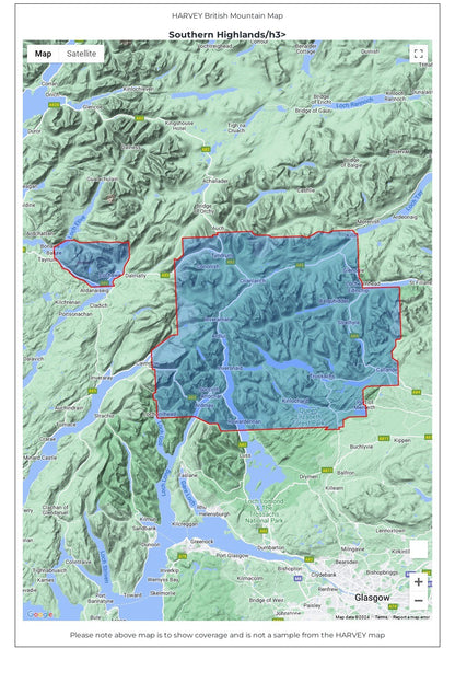  M7099E Southern Highlands British Mountain Map