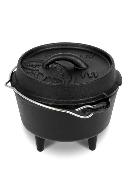 Petromax M70FC2 0.93L Cast Iron Dutch Oven With Legs