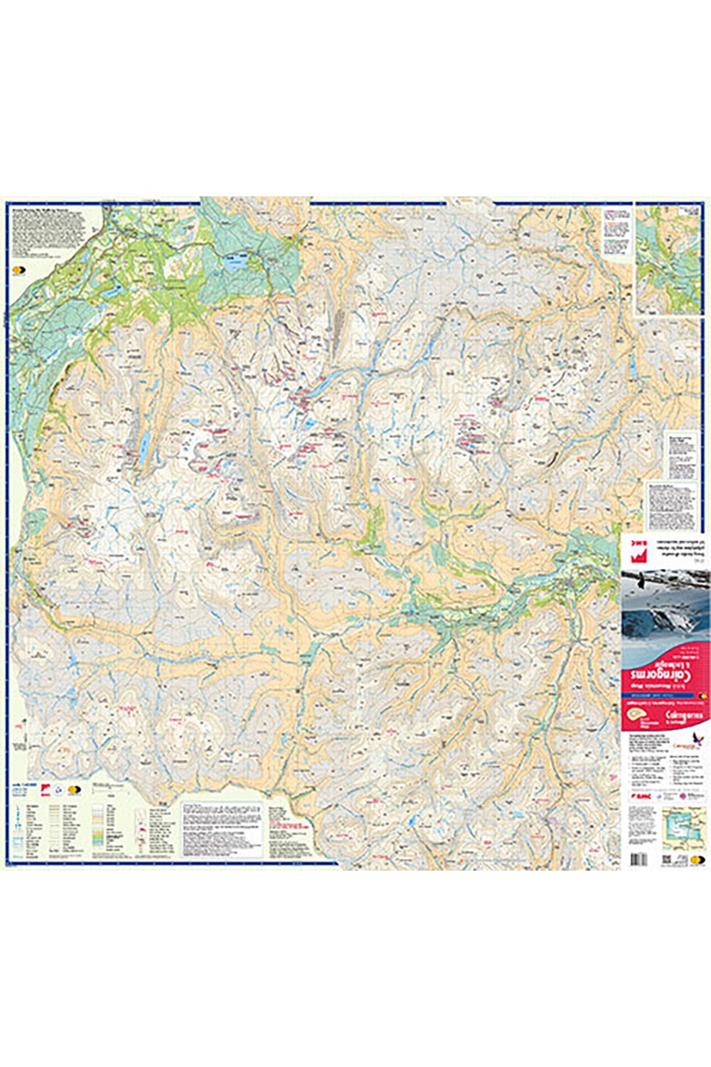  M70FE4 Cairngorms & Lochnagar British Mountain Map