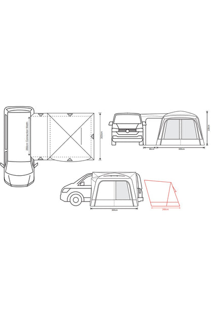  Cayman F/G Mid 220-255 Awning