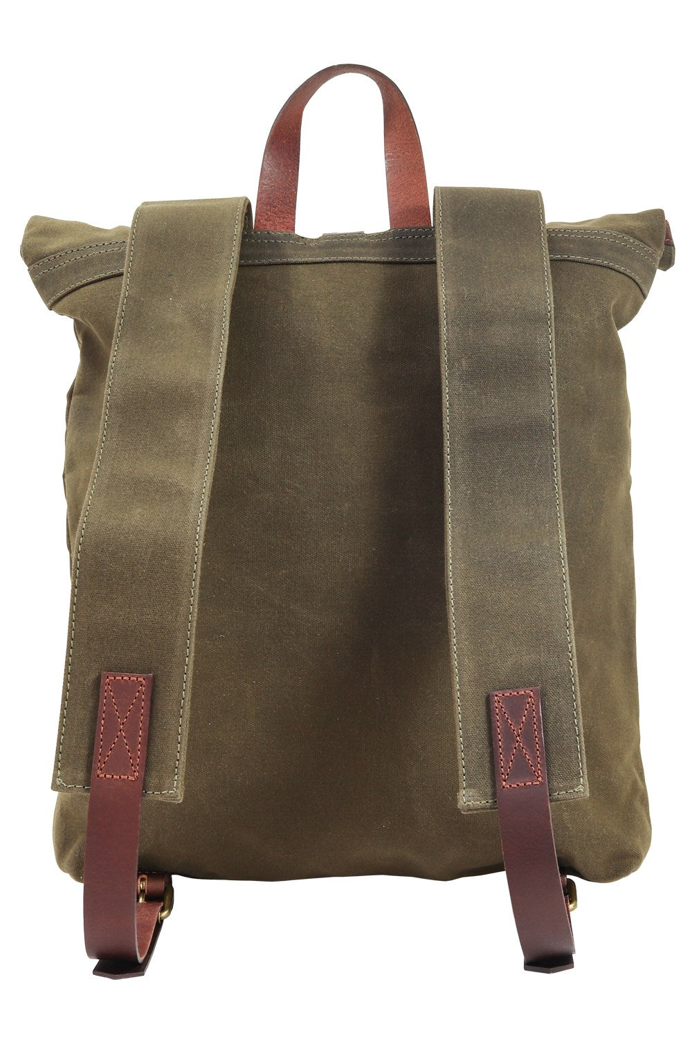  Mens Waxed Canvas Roll Top Rucksack