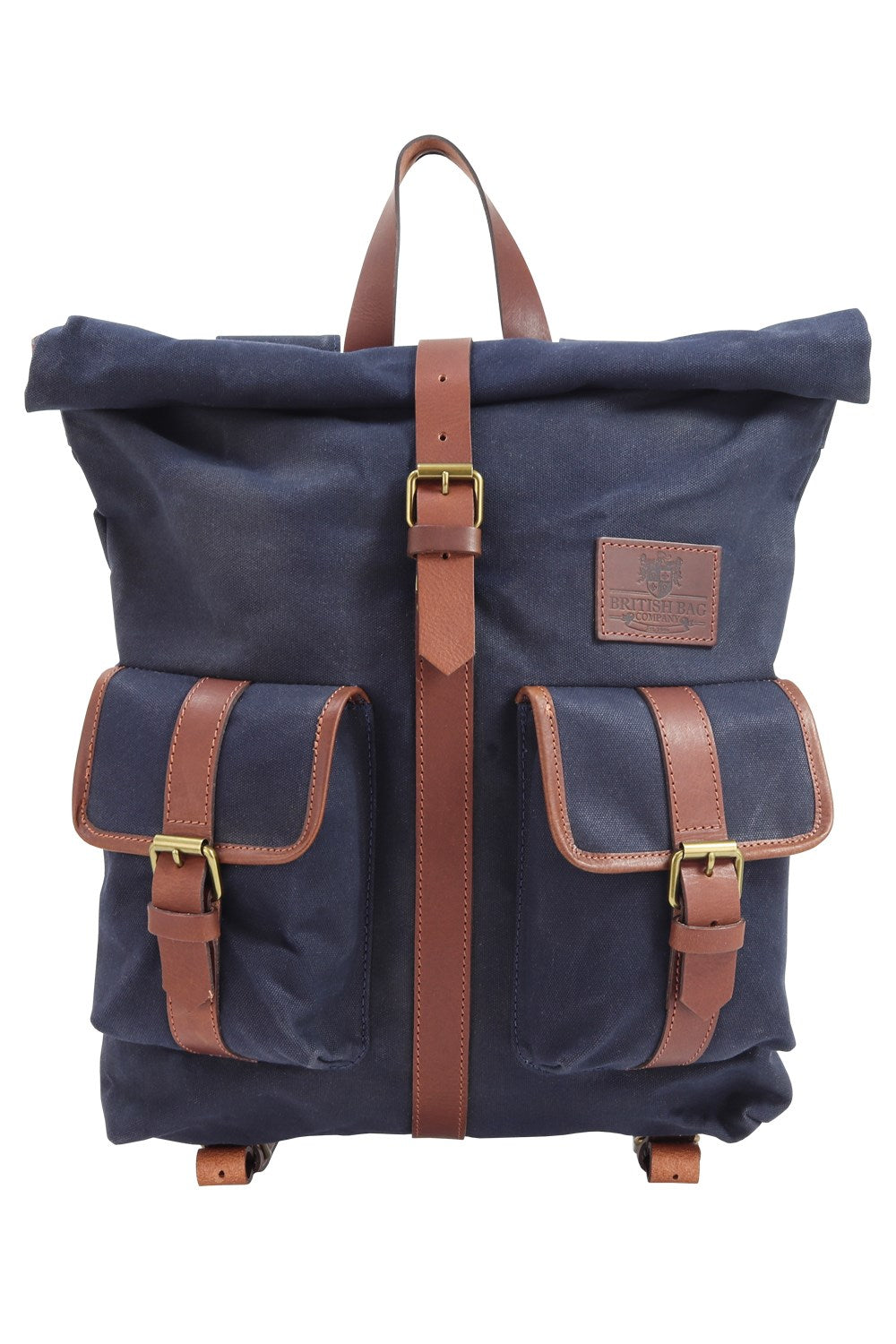  Mens Waxed Canvas Roll Top Rucksack