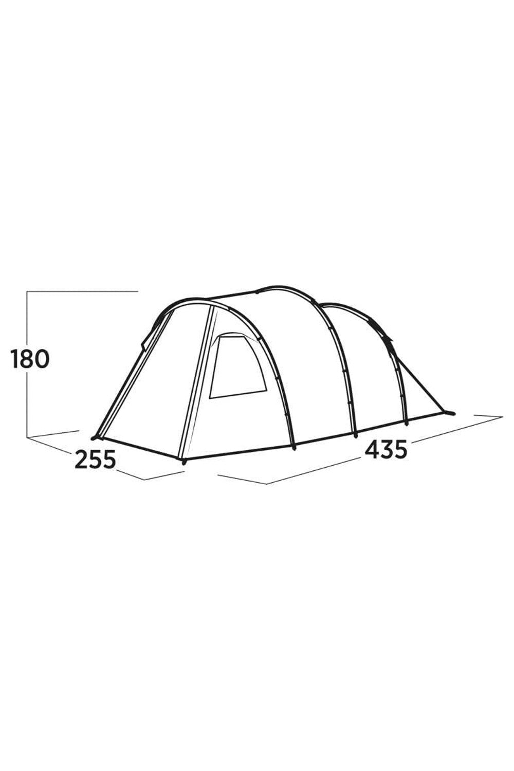 Easy Camp M73385 Hidra 4 Poled Adventure Tunnel Tent (4 Person)