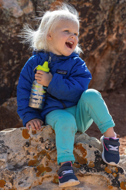 Klean Kanteen M73F9E Kids Classic 355ml Water Bottle Sippy Cap