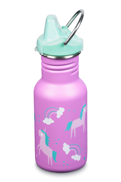 Klean Kanteen M73F9E Kids Classic 355ml Water Bottle Sippy Cap