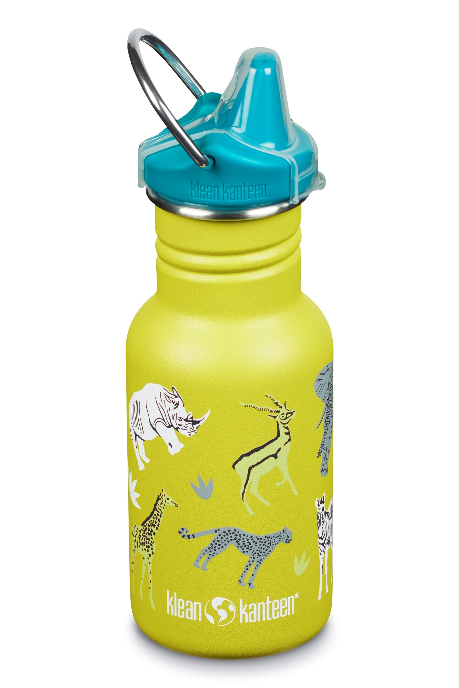 Klean Kanteen M73F9E Kids Classic 355ml Water Bottle Sippy Cap