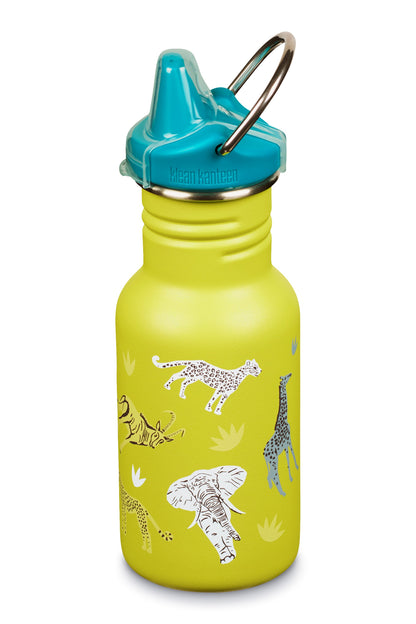 Klean Kanteen M73F9E Kids Classic 355ml Water Bottle Sippy Cap