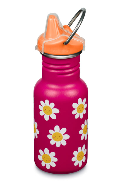 Klean Kanteen M73F9E Kids Classic 355ml Water Bottle Sippy Cap