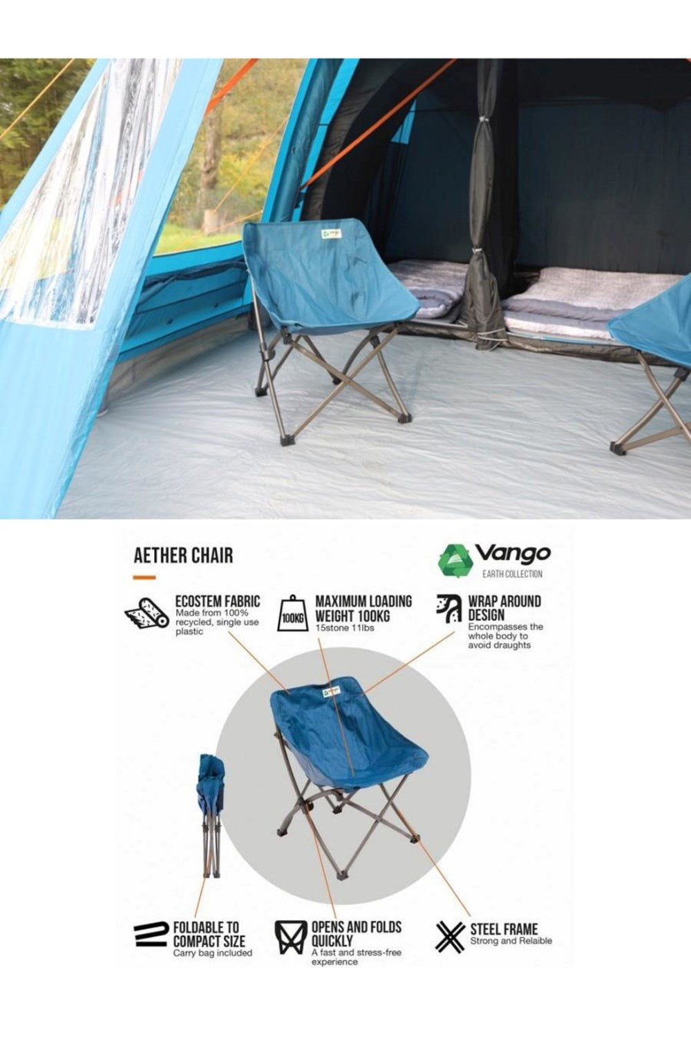 Vango M744BF Aether Camping Chair