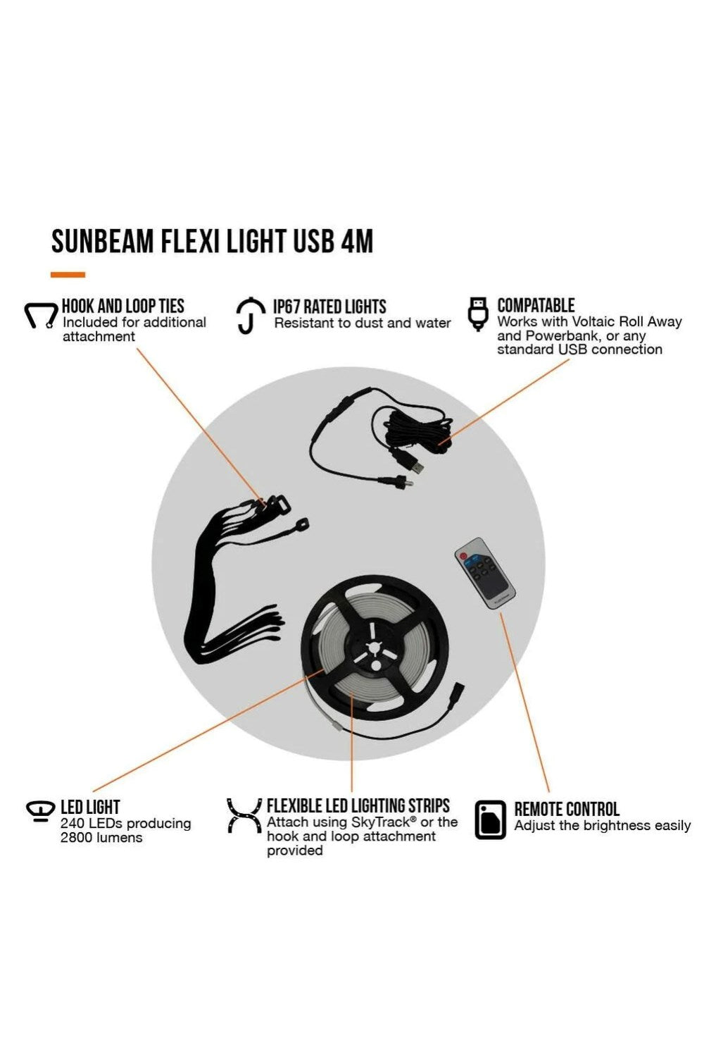 Vango M752D0 Sunbeam Flexi Light 4M USB