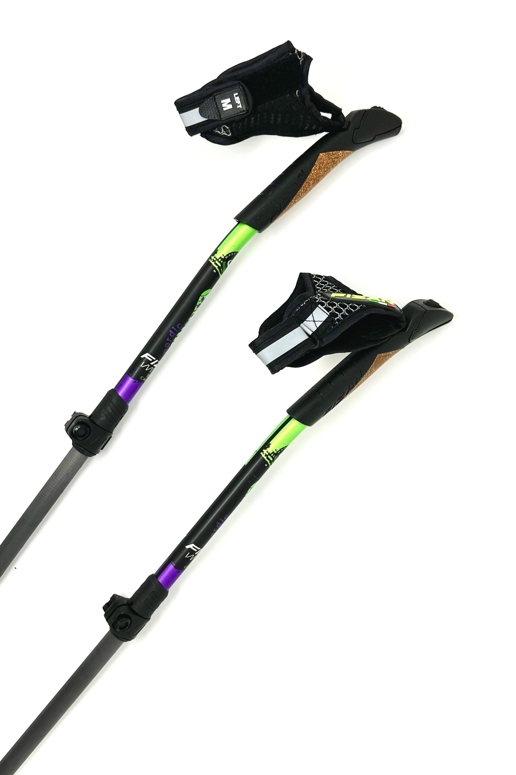  M753E0 Carbon Pro Impulse Nordic Walking Poles 117-130cm