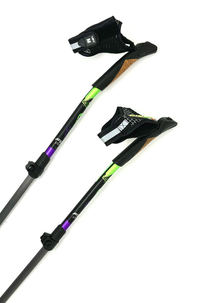  M753E0 Carbon Pro Impulse Nordic Walking Poles 117-130cm