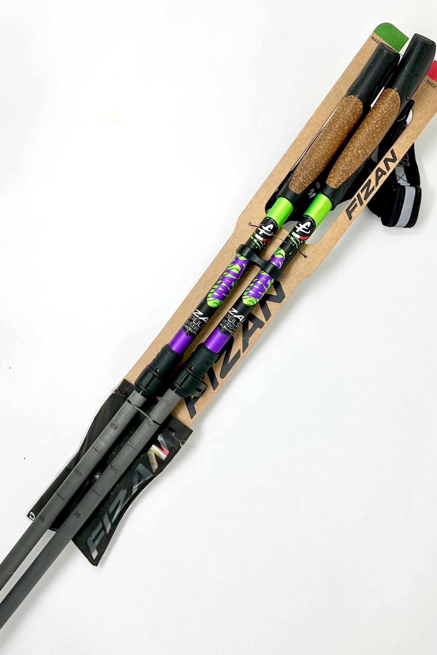  M753E0 Carbon Pro Impulse Nordic Walking Poles 117-130cm