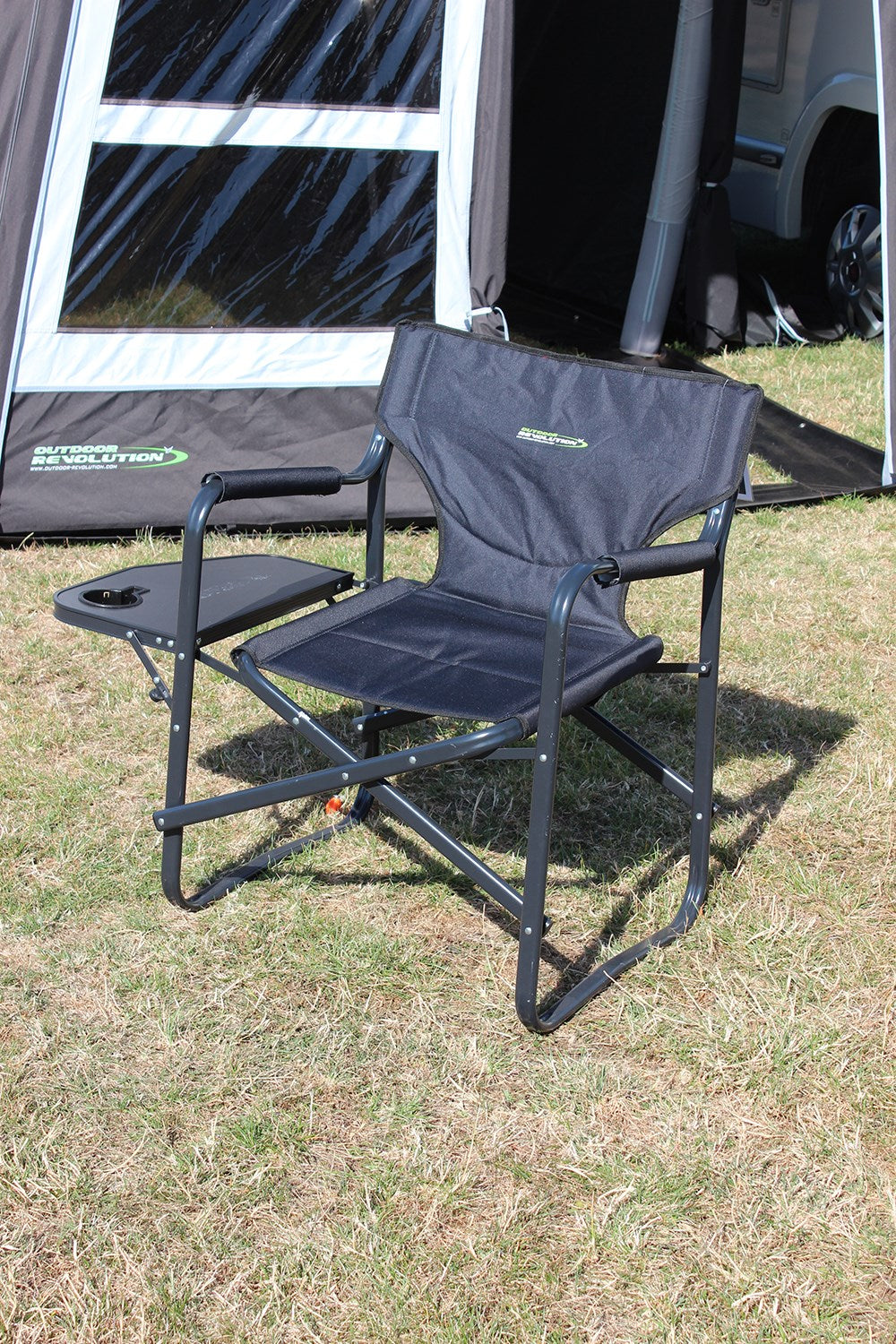  Folding Director Camp Chair With Side Table