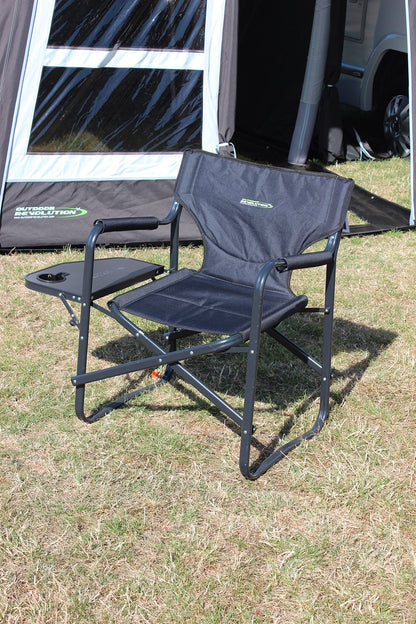  Folding Director Camp Chair With Side Table