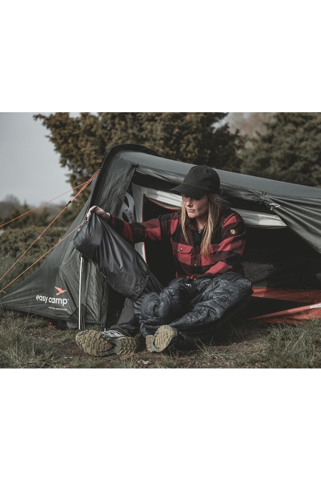 Easy Camp M7912F Sarek 1 Adventure Tunnel Camping Tent (1 Person)