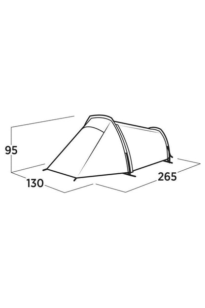 Easy Camp M7912F Sarek 1 Adventure Tunnel Camping Tent (1 Person)