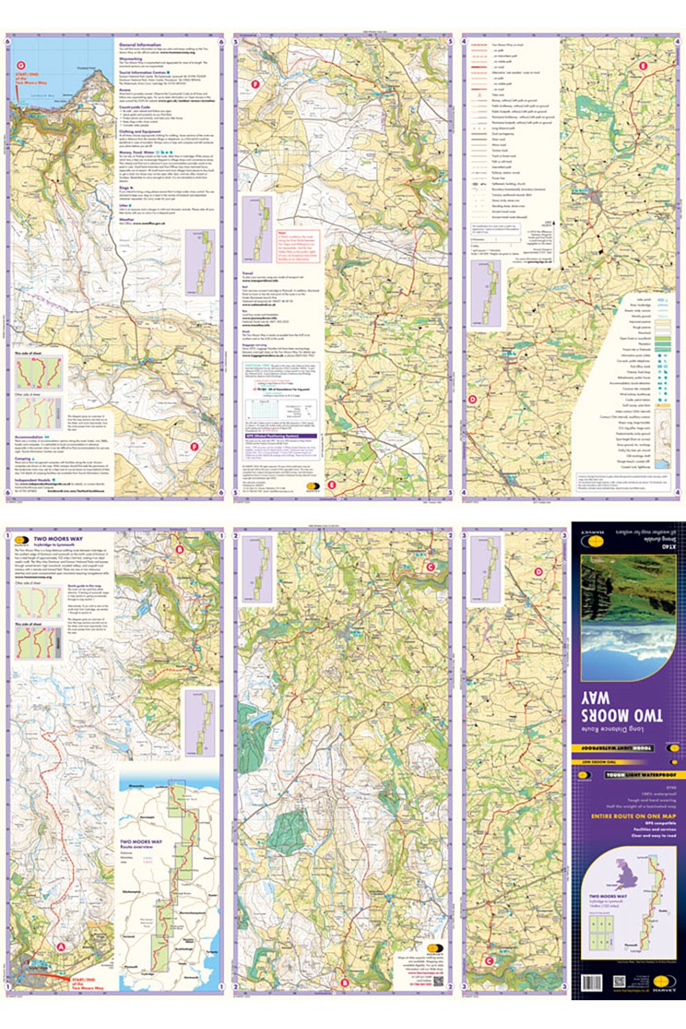  M791B4 Two Moors Way Trail Map
