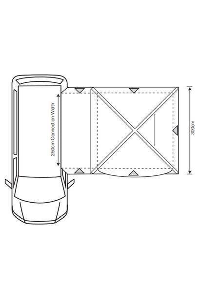  Cayman Air High 255-305 Awning