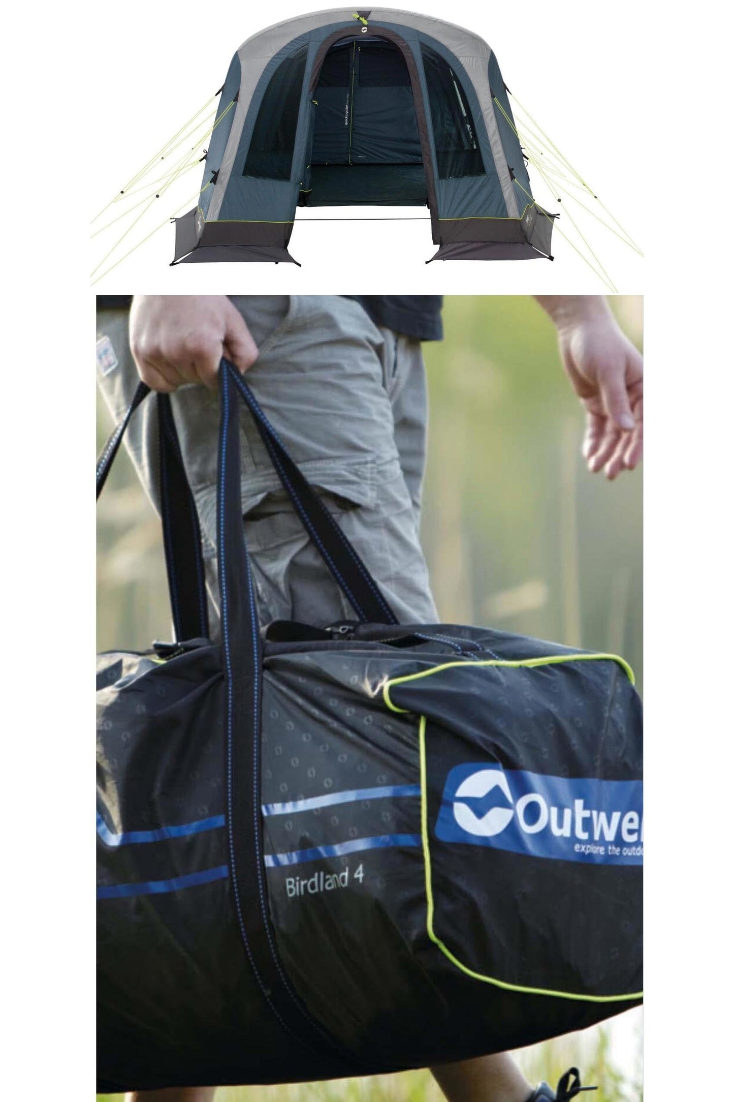Outwell M7BFBA Stonehill 5 Air Family Tent (5 Person)