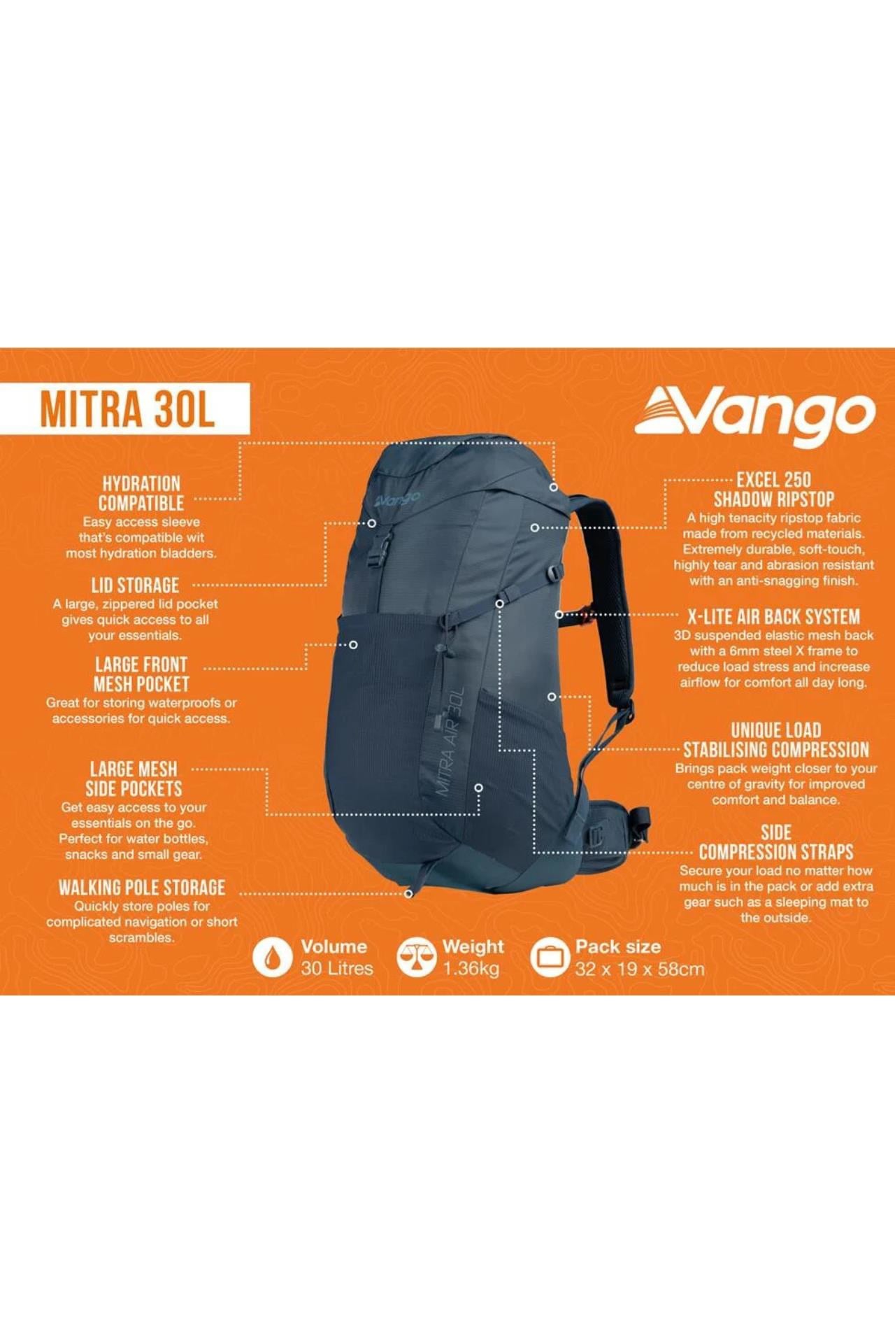 Vango M7C4E6 Mitra Air 30L Rucksack