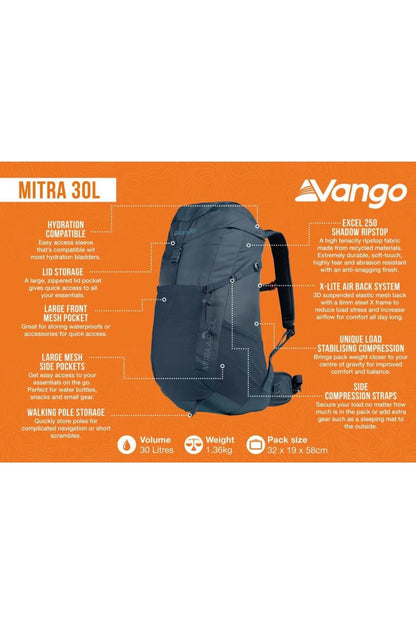 Vango M7C4E6 Mitra Air 30L Rucksack