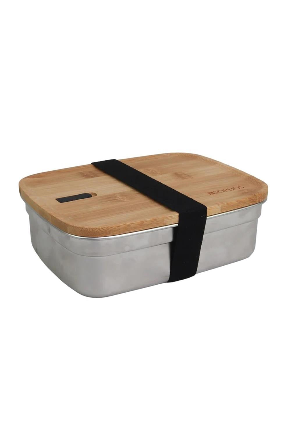  M7CD38 1200ml Bamboo Steel Lunch Box