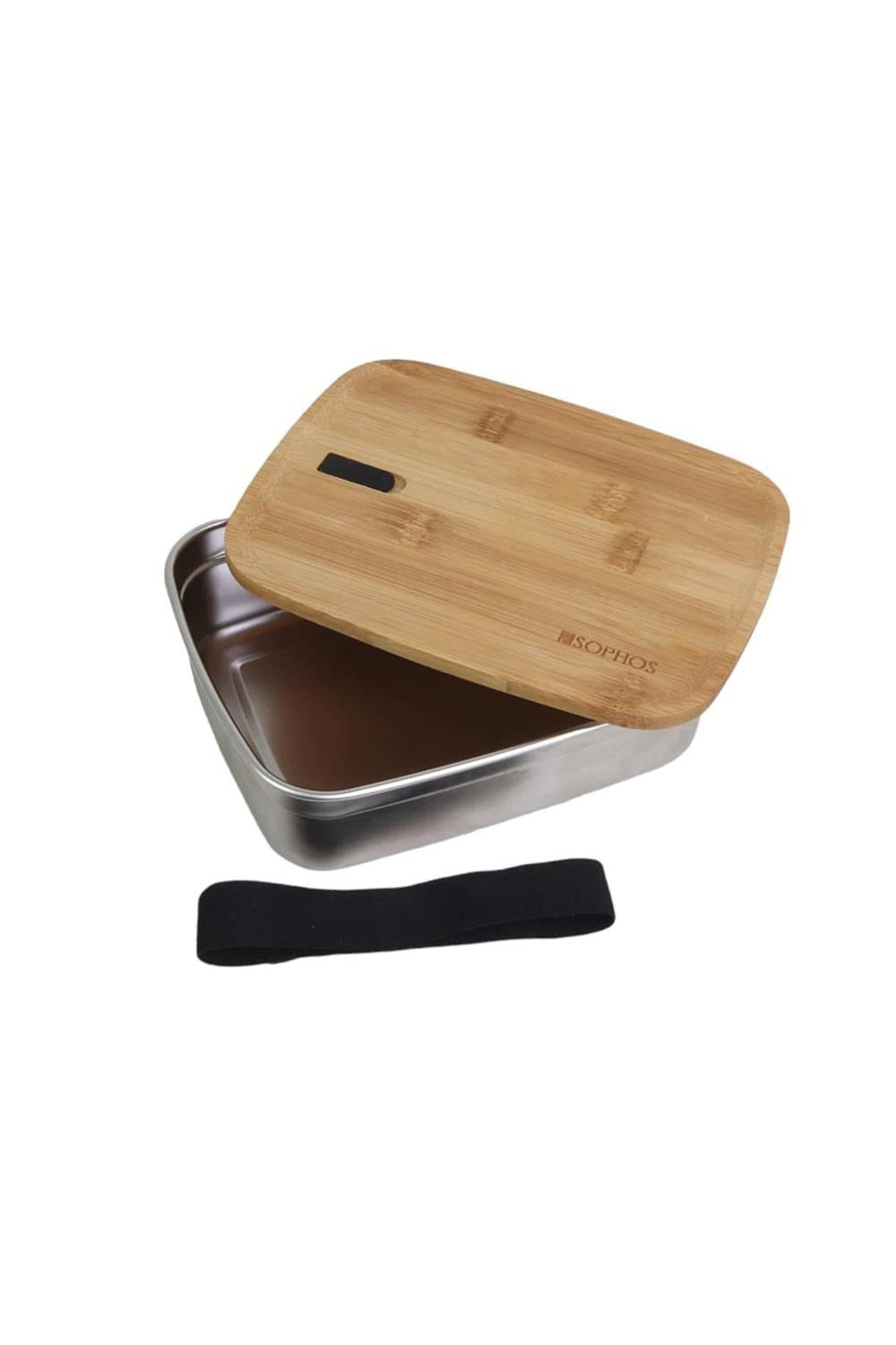  M7CD38 1200ml Bamboo Steel Lunch Box