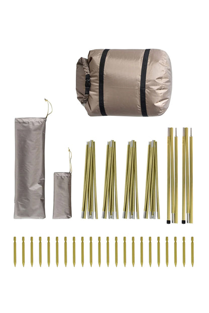  M7E1B8 4 Person Trekking Tent 100% Recycled Polyester