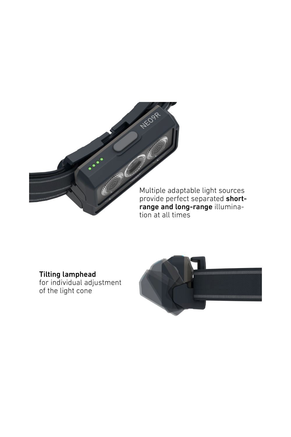 Ledlenser M7EE70 NEO9R Rechargeable Running LED Head Torch