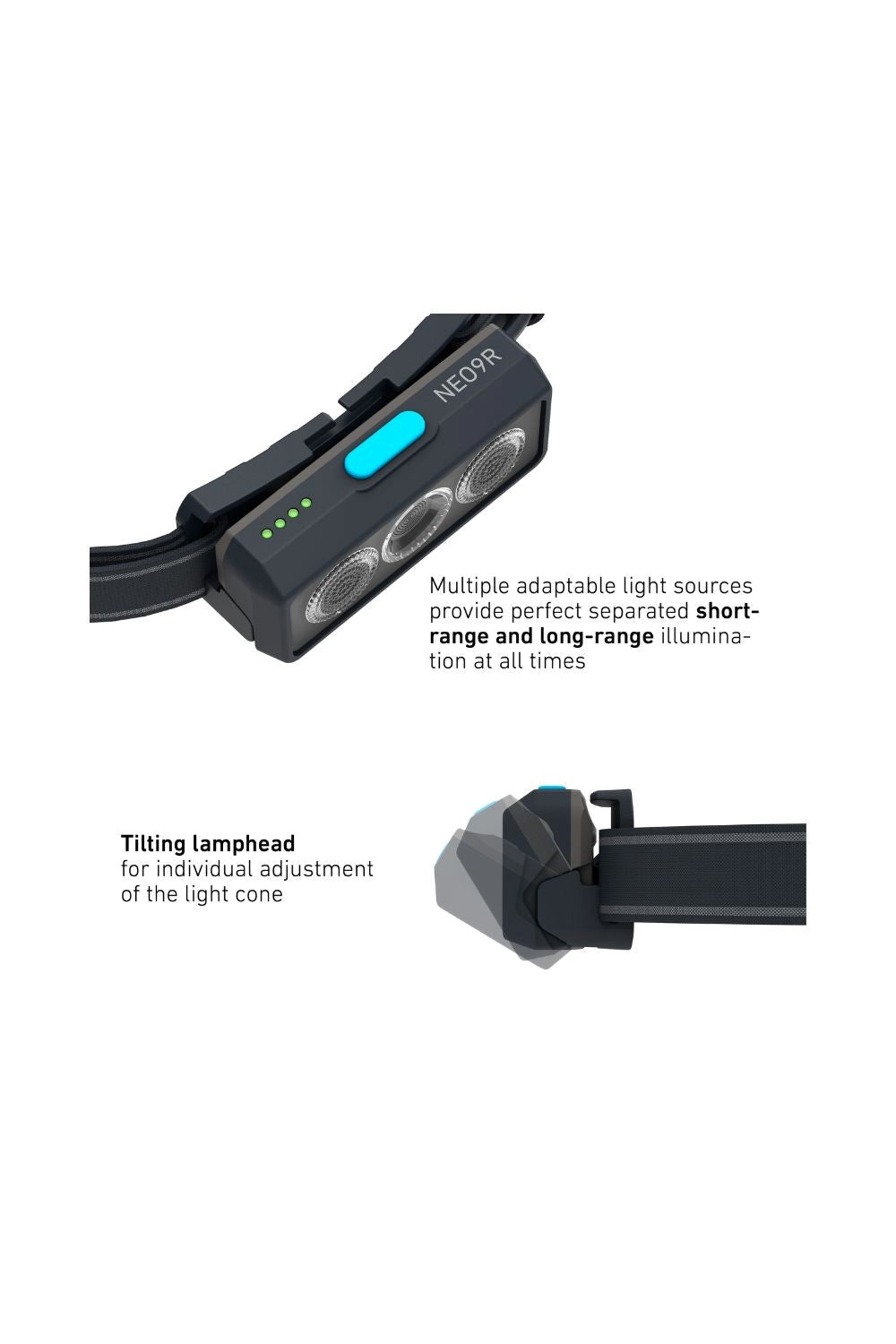 Ledlenser M7EE70 NEO9R Rechargeable Running LED Head Torch