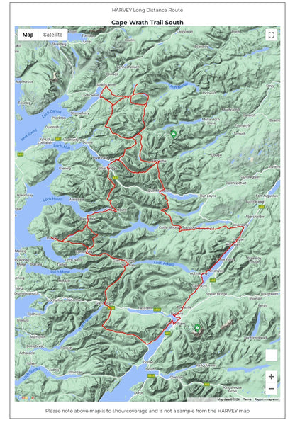 M7F354 Cape Wrath South Trail Map