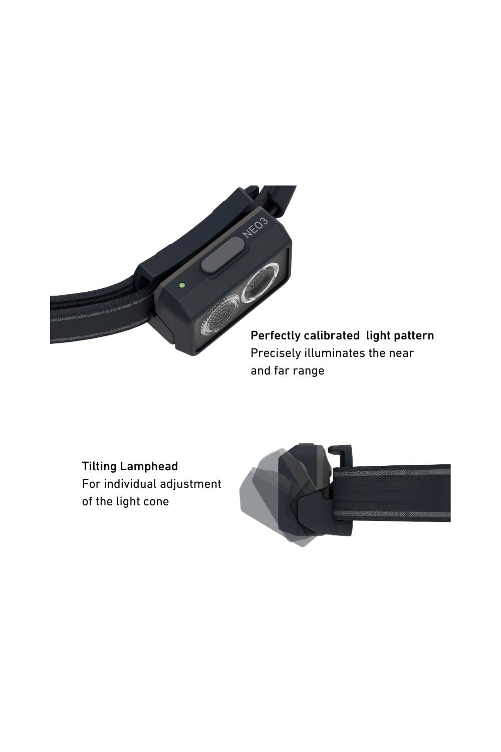 Ledlenser M7F720 NEO3 Running LED Head Torch
