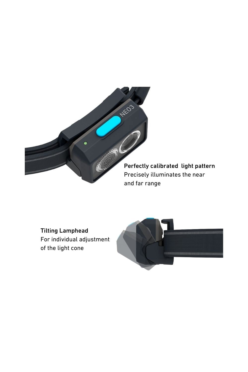 Ledlenser M7F720 NEO3 Running LED Head Torch