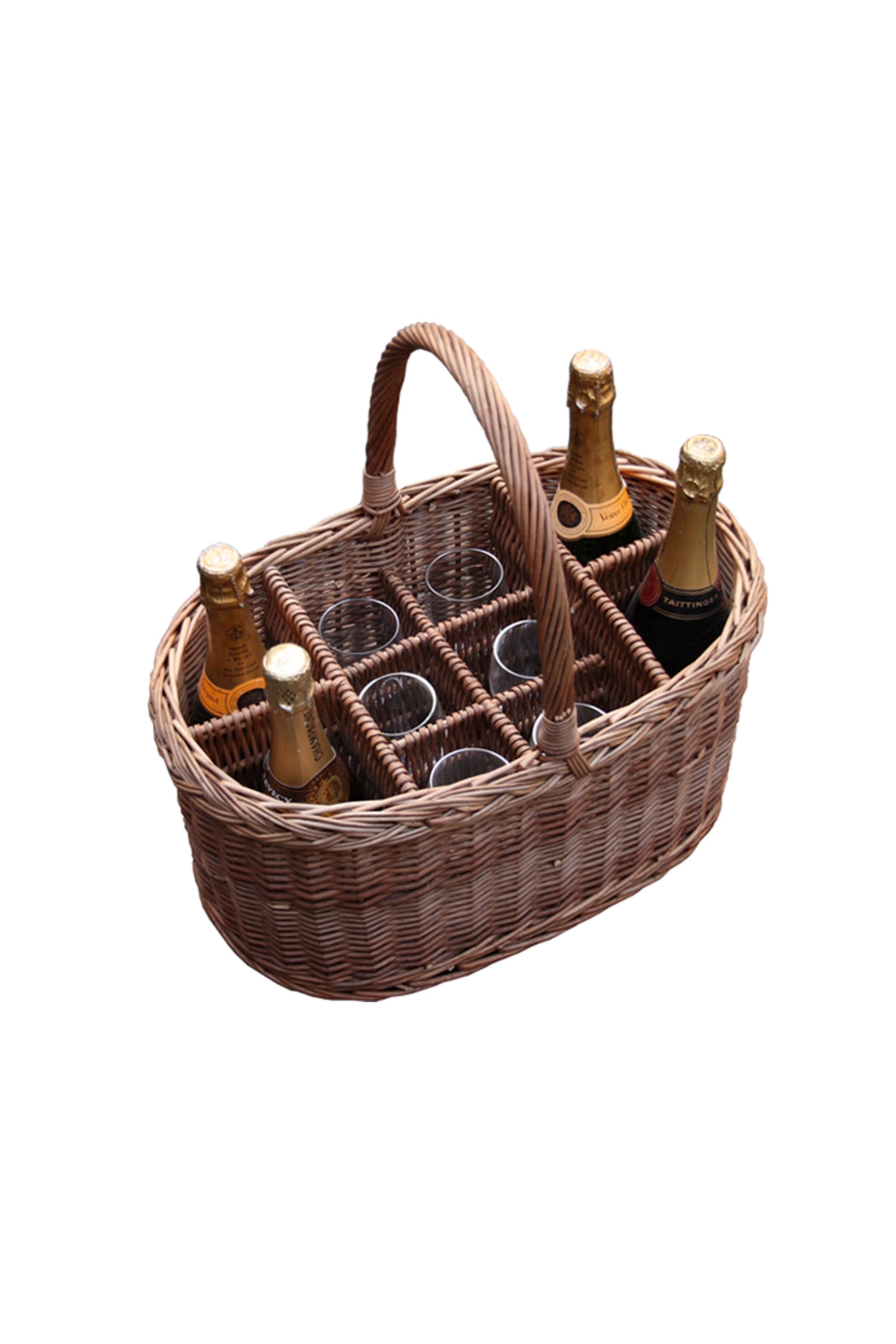  M809B9 Oval Festival Drinks Basket