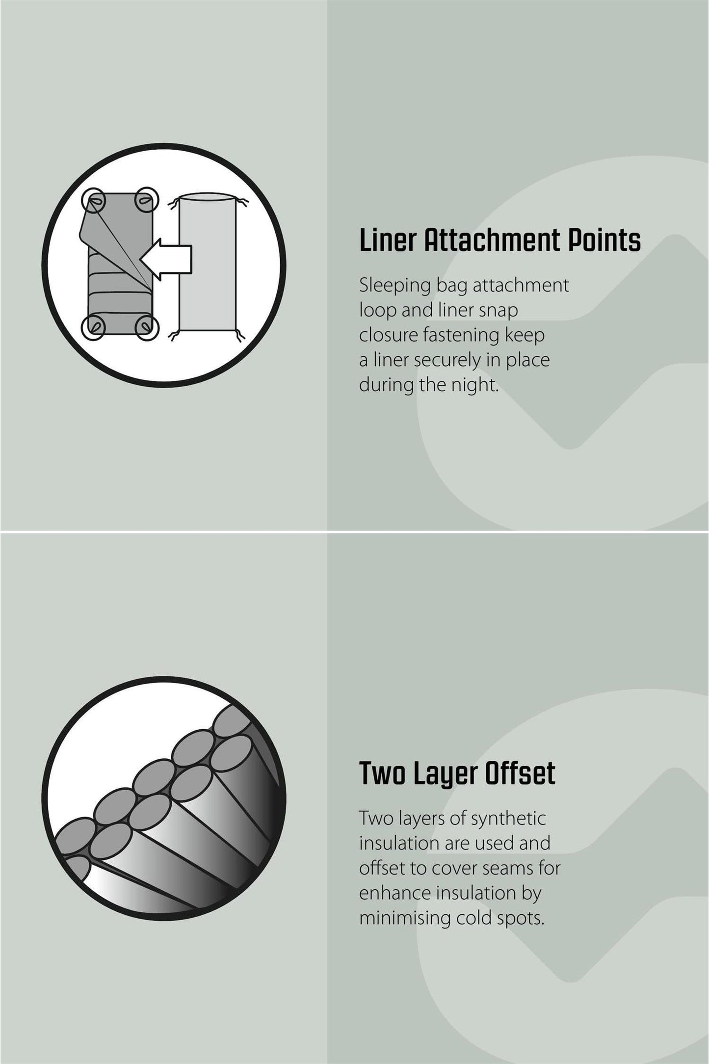 Outwell M80AA7 Camper Lux Sleeping Bag Left Zip