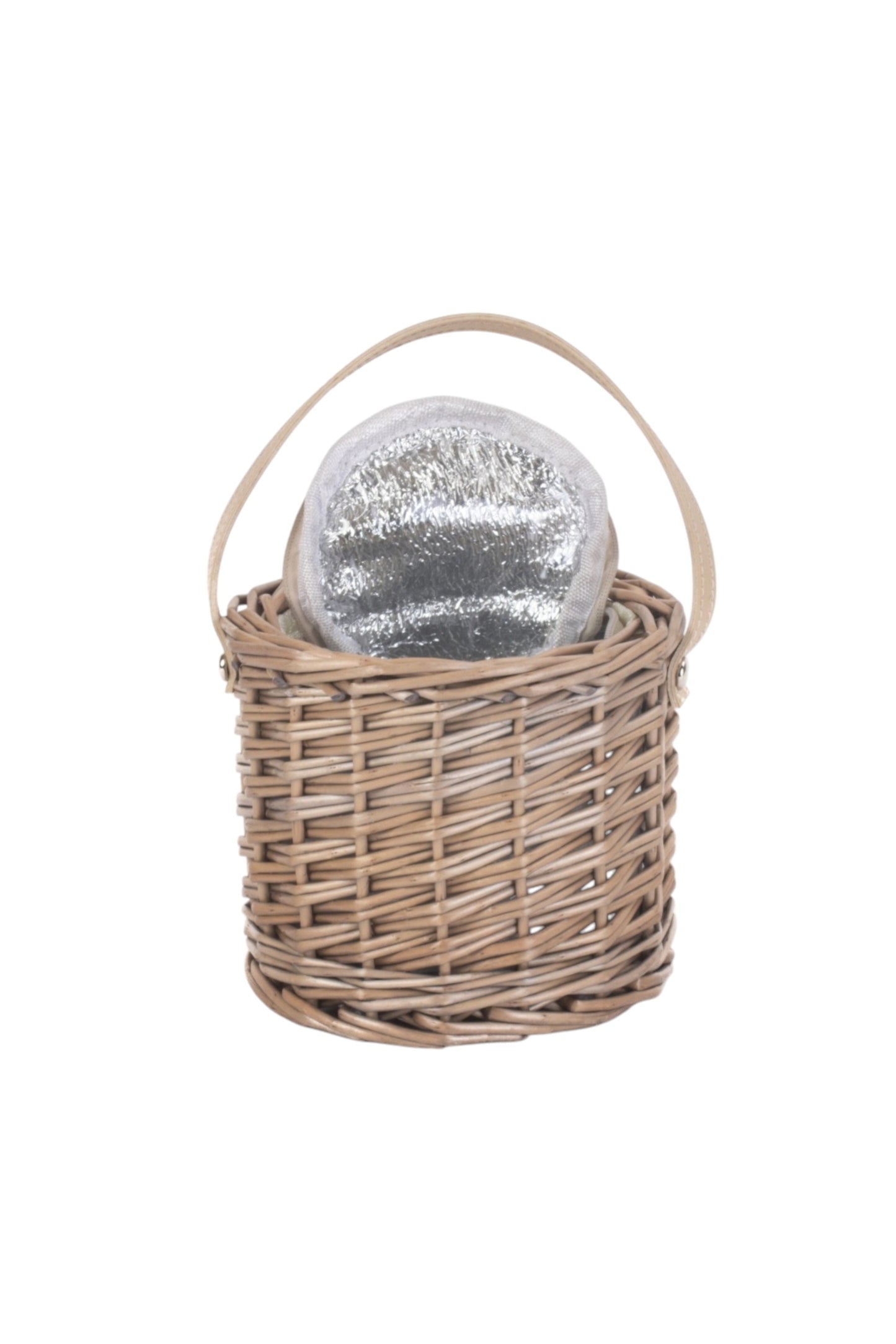 M81D7F Wicker Antique Wash Mini Ice Basket