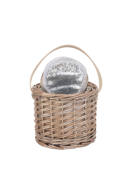  M81D7F Wicker Antique Wash Mini Ice Basket