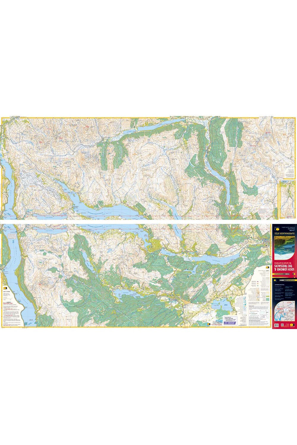  M83C6F Loch Lomond & The Trossachs Superwalker Map
