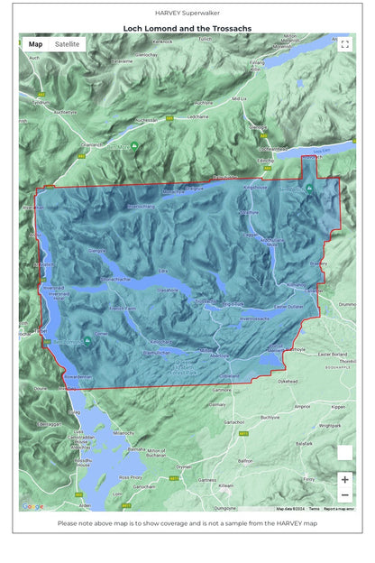  M83C6F Loch Lomond & The Trossachs Superwalker Map
