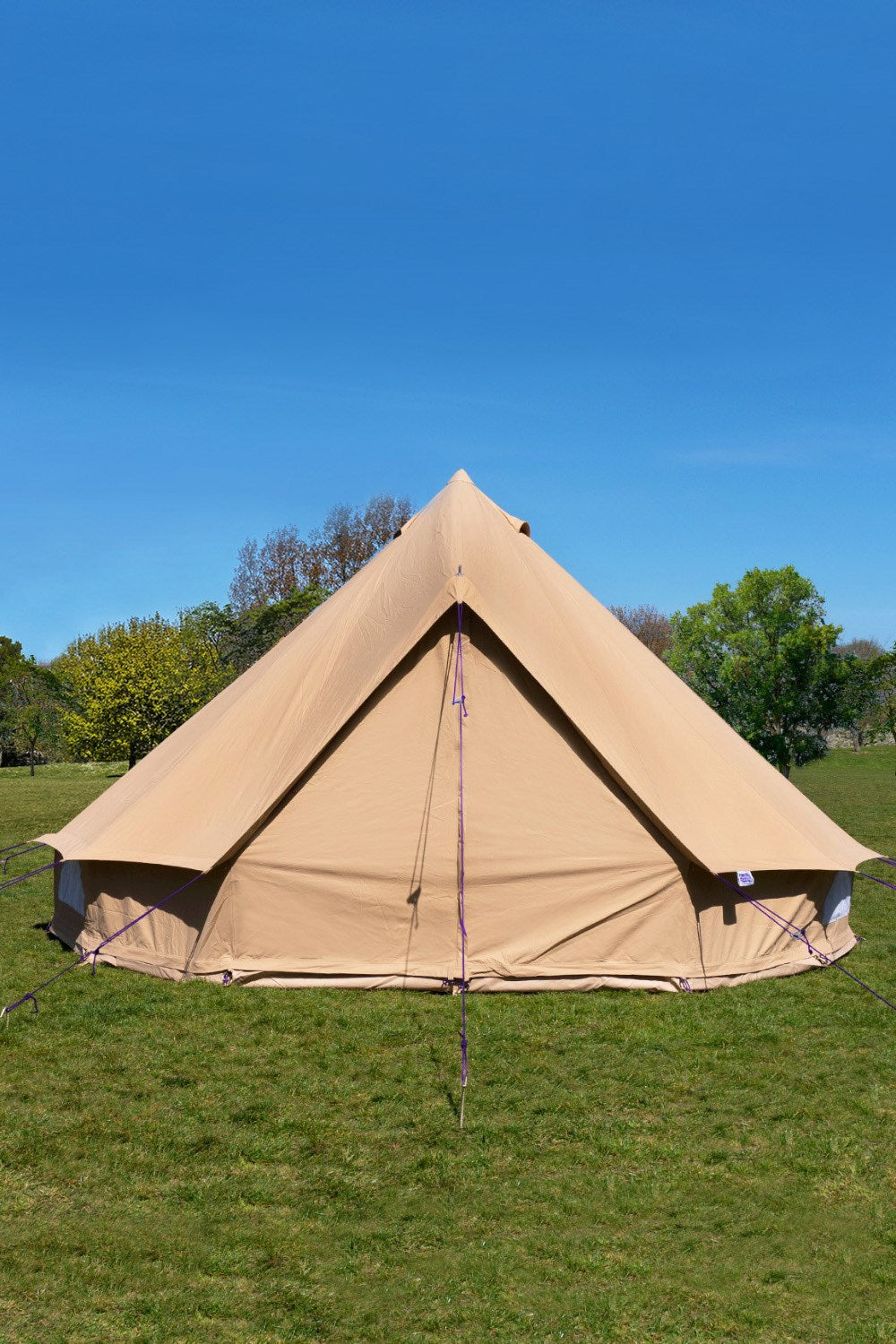  4m Bell Tent Fire Retardant Cotton 320gsm