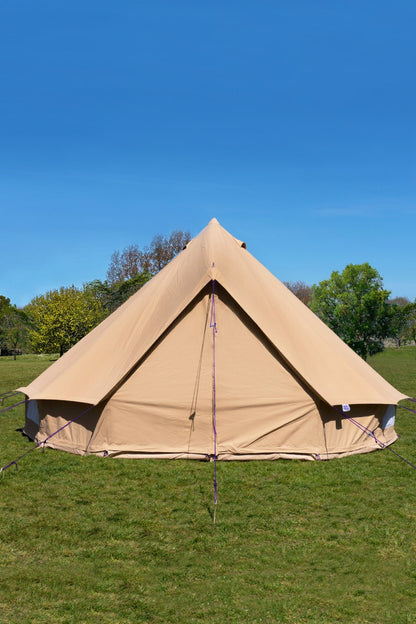  4m Bell Tent Fire Retardant Cotton 320gsm