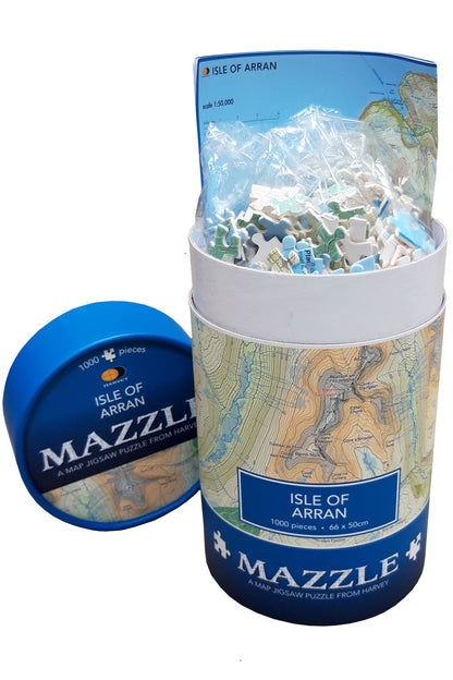  M8D936 Map Jigsaw Puzzle Isle Of Arran