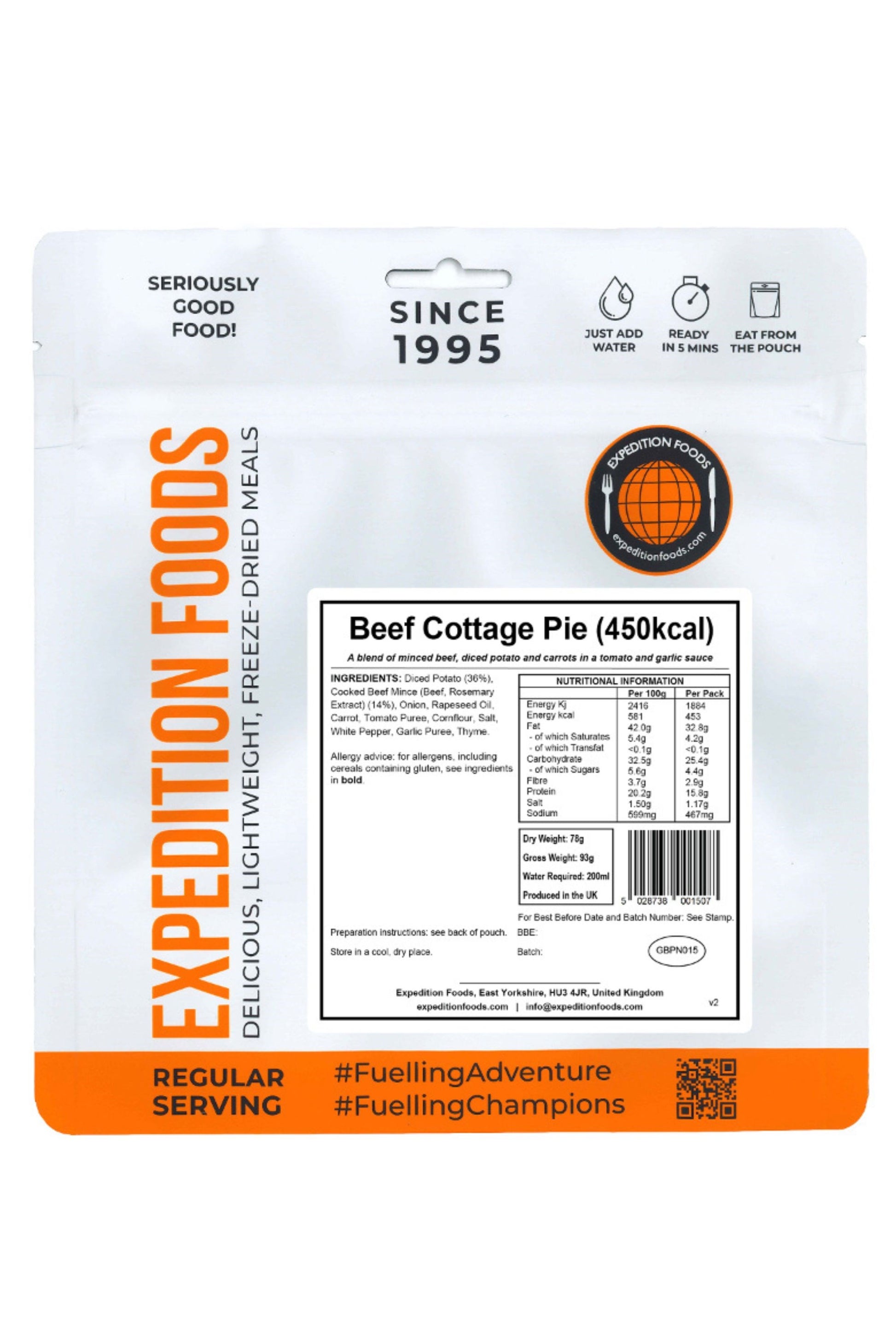  Camping Food - Beef Cottage Pie