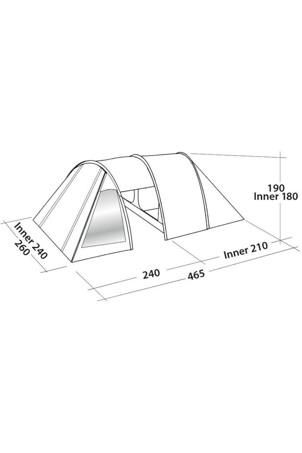 Easy Camp M912E2 Galaxy 400 4 Man Tent