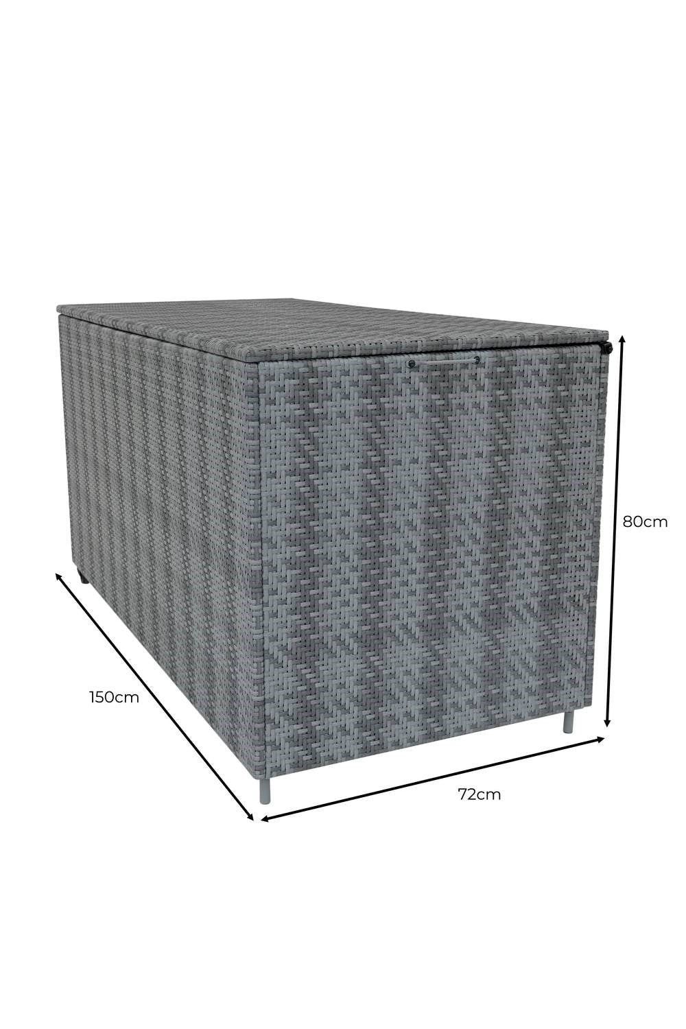  M91B12 Rattan Modular 6 Piece Set & 700L Storage Box