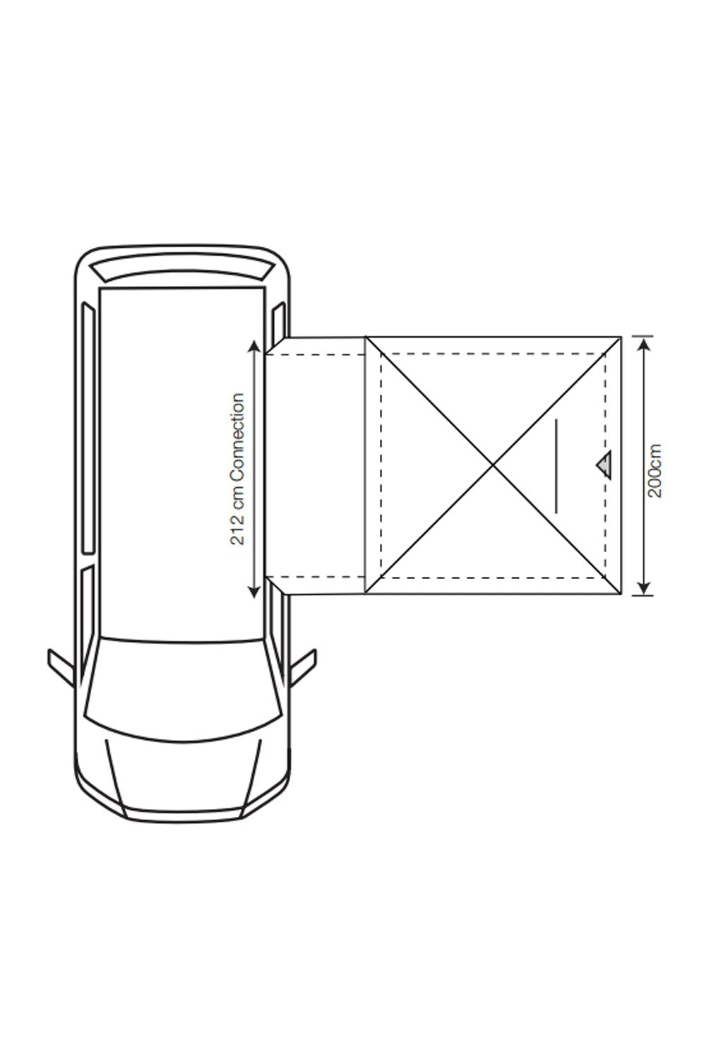  Outhouse Handi Low 180-210 Awning