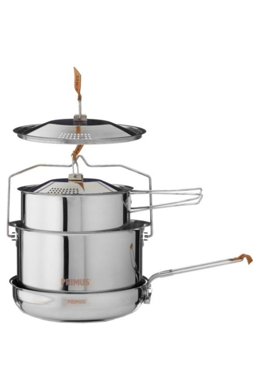 Primus M95D7F Campfire Stainless Steel Large Cookset