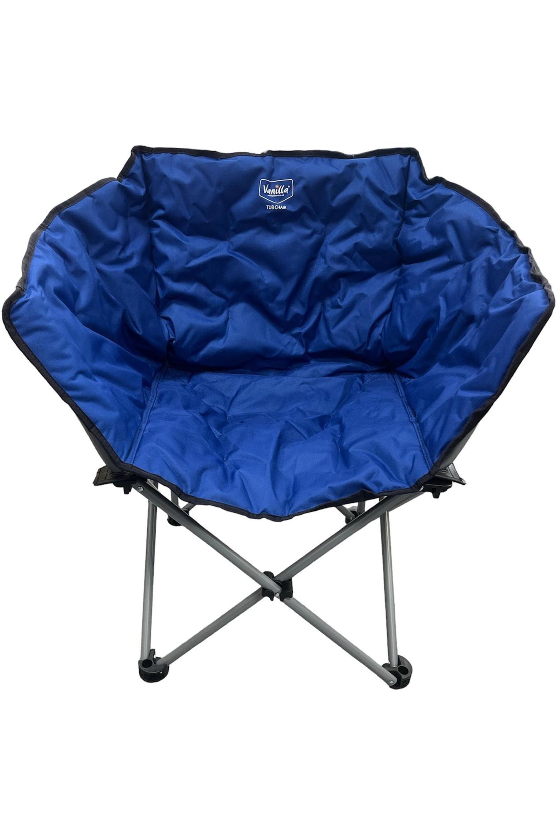  M96B87 Tub Folding Camping Chair Blue