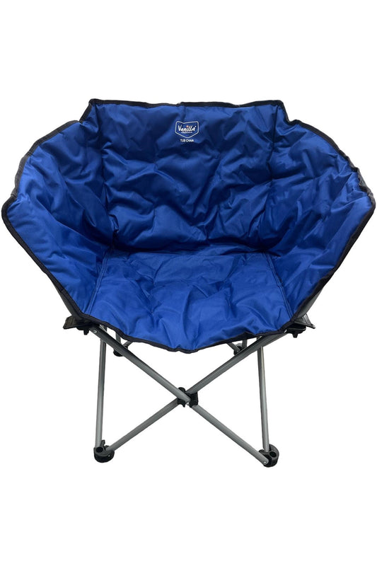  M96B87 Tub Folding Camping Chair Blue
